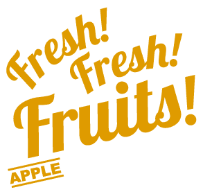 Fresh! Fresh! Fruits! ringo